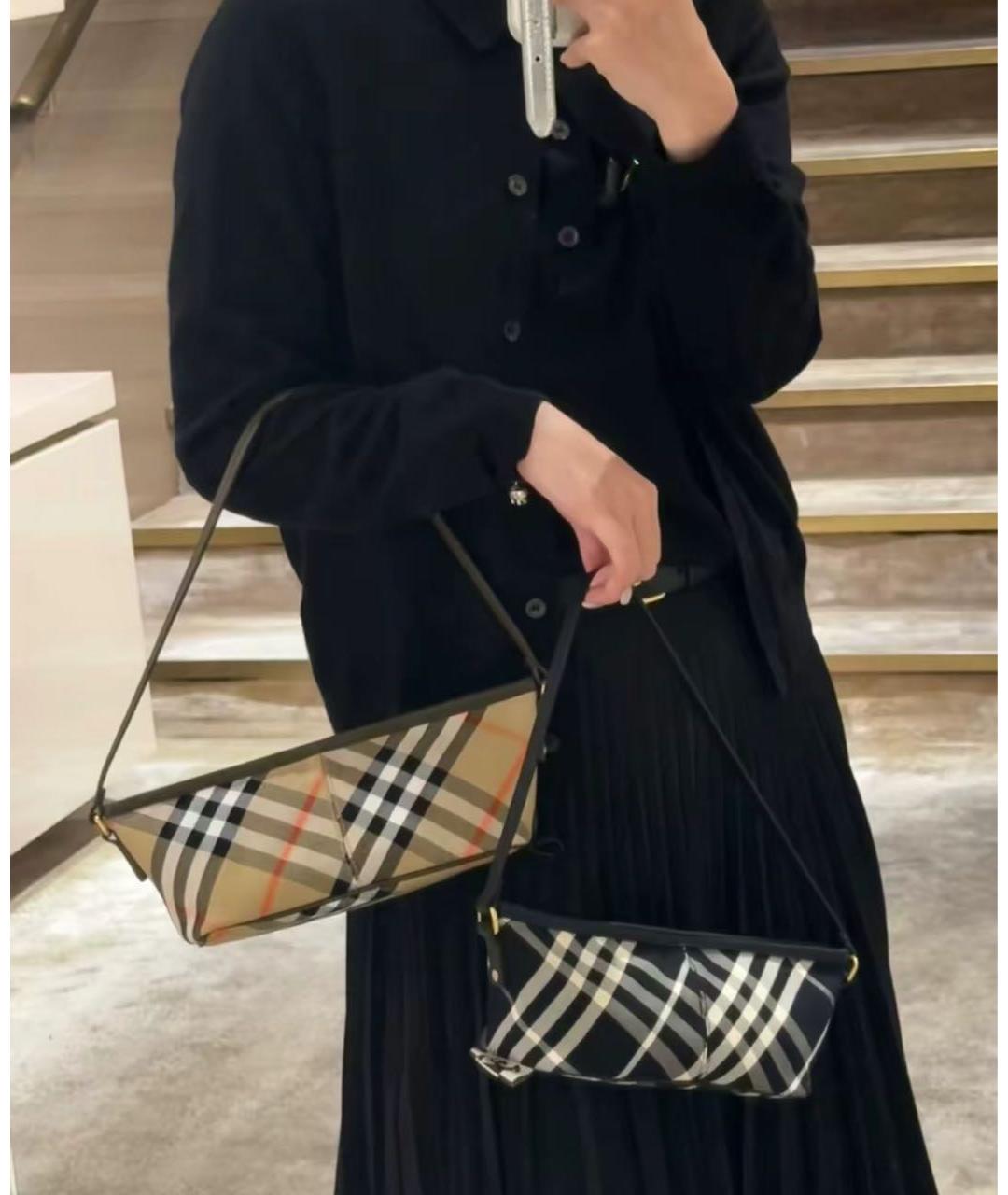 BURBERRY Коричневая сумка через плечо, фото 7