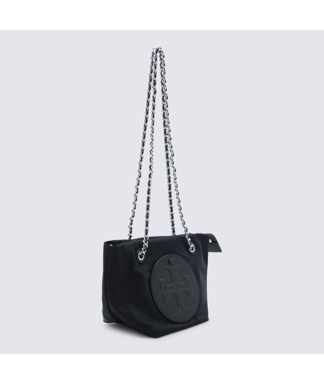 TORY BURCH Черная синтетическая сумка через плечо, фото 2
