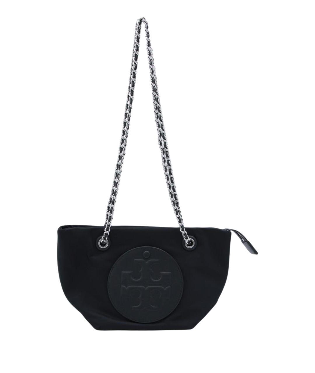 TORY BURCH Черная синтетическая сумка через плечо, фото 1