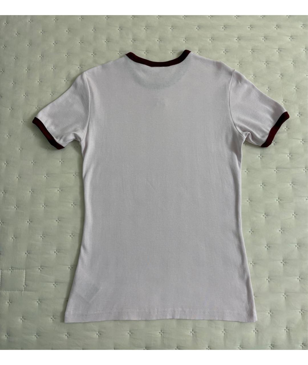 COURREGES Розовая хлопковая футболка, фото 5