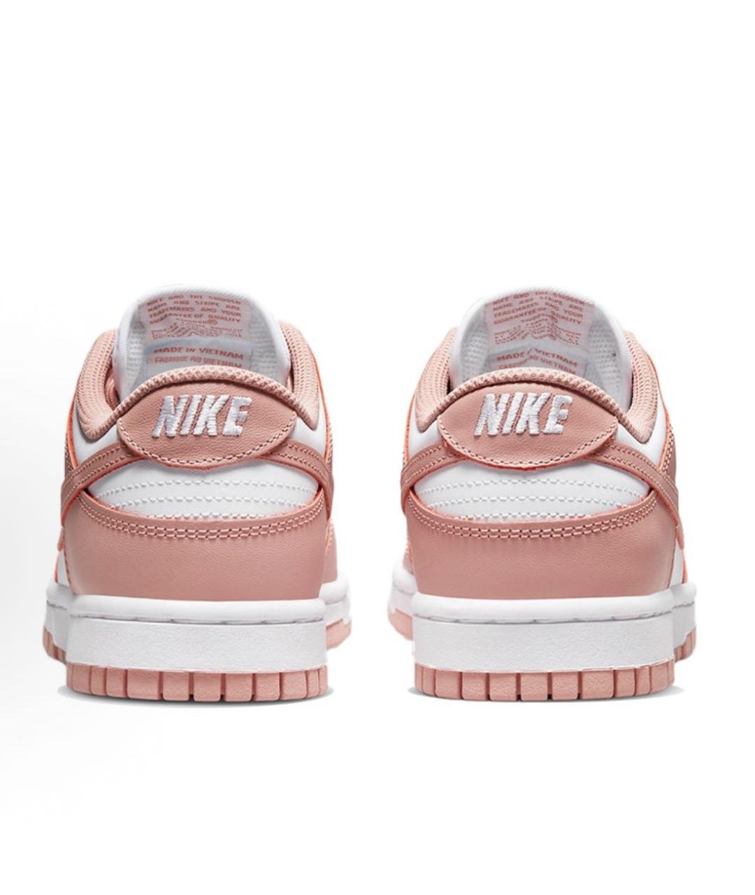 NIKE Розовые кроссовки из искусственной кожи, фото 3
