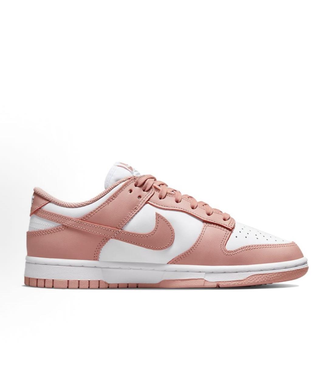 NIKE Розовые кроссовки из искусственной кожи, фото 5