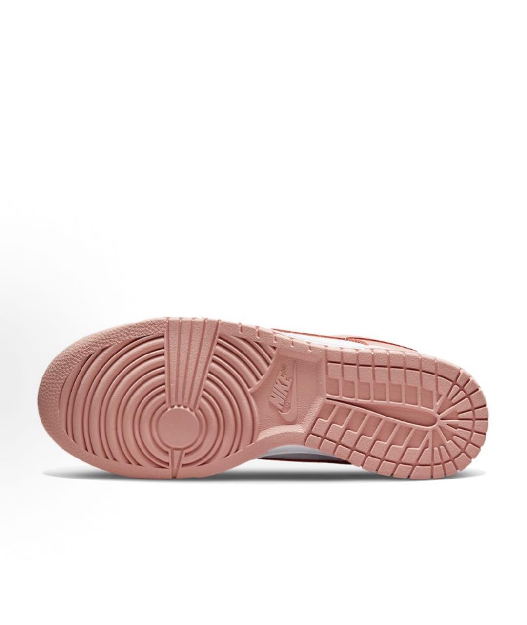 NIKE Розовые кроссовки из искусственной кожи, фото 4