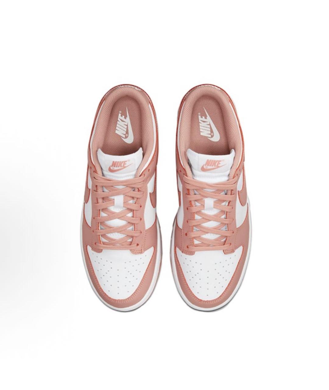 NIKE Розовые кроссовки из искусственной кожи, фото 2