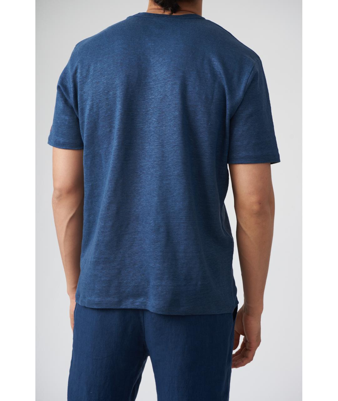 MC2 SAINT BARTH Темно-синяя футболка, фото 5