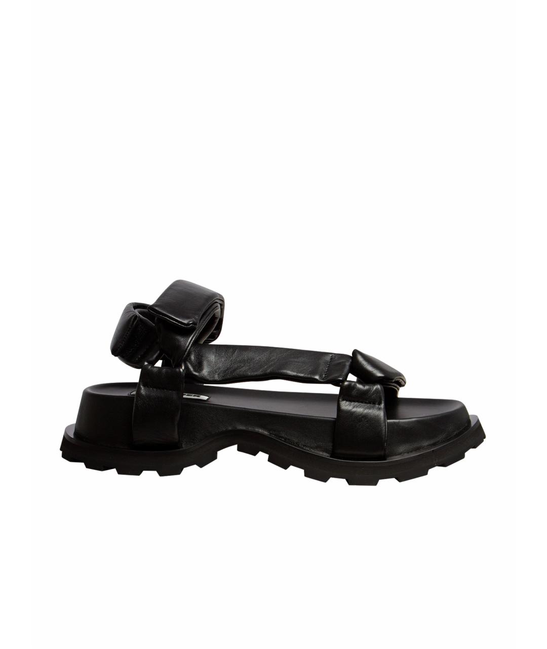 JIL SANDER Коричневые сандалии, фото 1