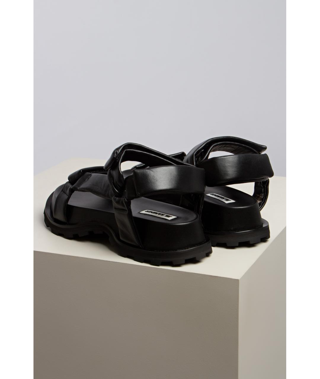 JIL SANDER Коричневые сандалии, фото 3