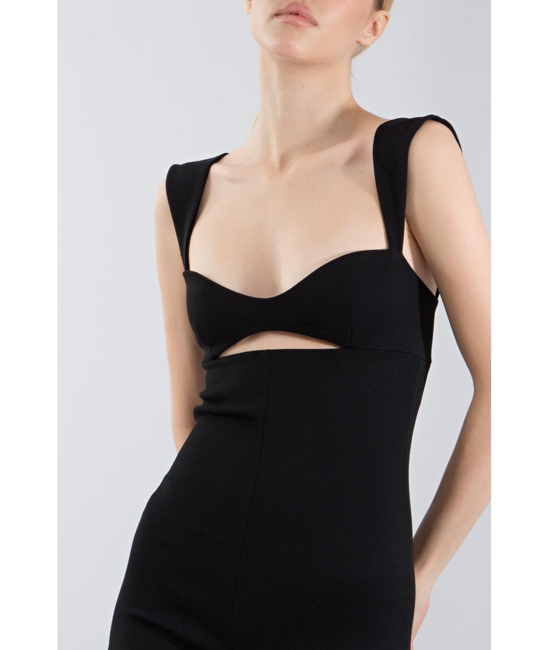 MAGDA BUTRYM Черный вискозный комбинезон, фото 3