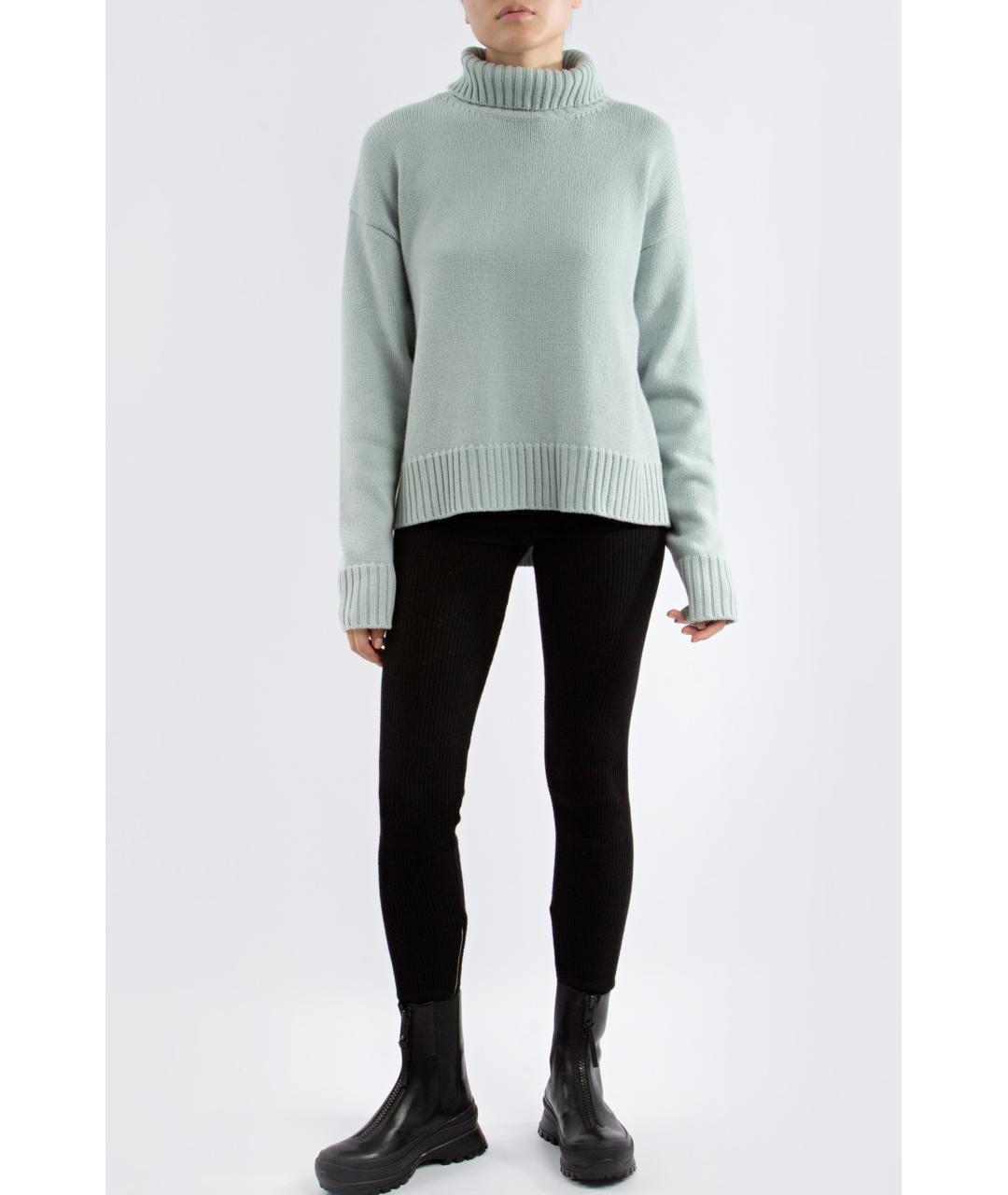 JIL SANDER Голубой кашемировый джемпер / свитер, фото 2