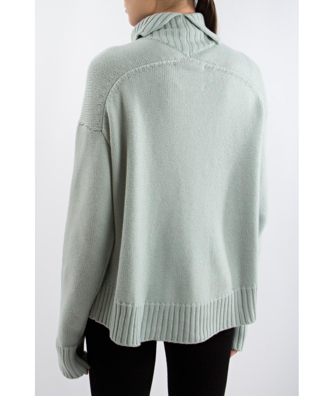 JIL SANDER Голубой кашемировый джемпер / свитер, фото 5