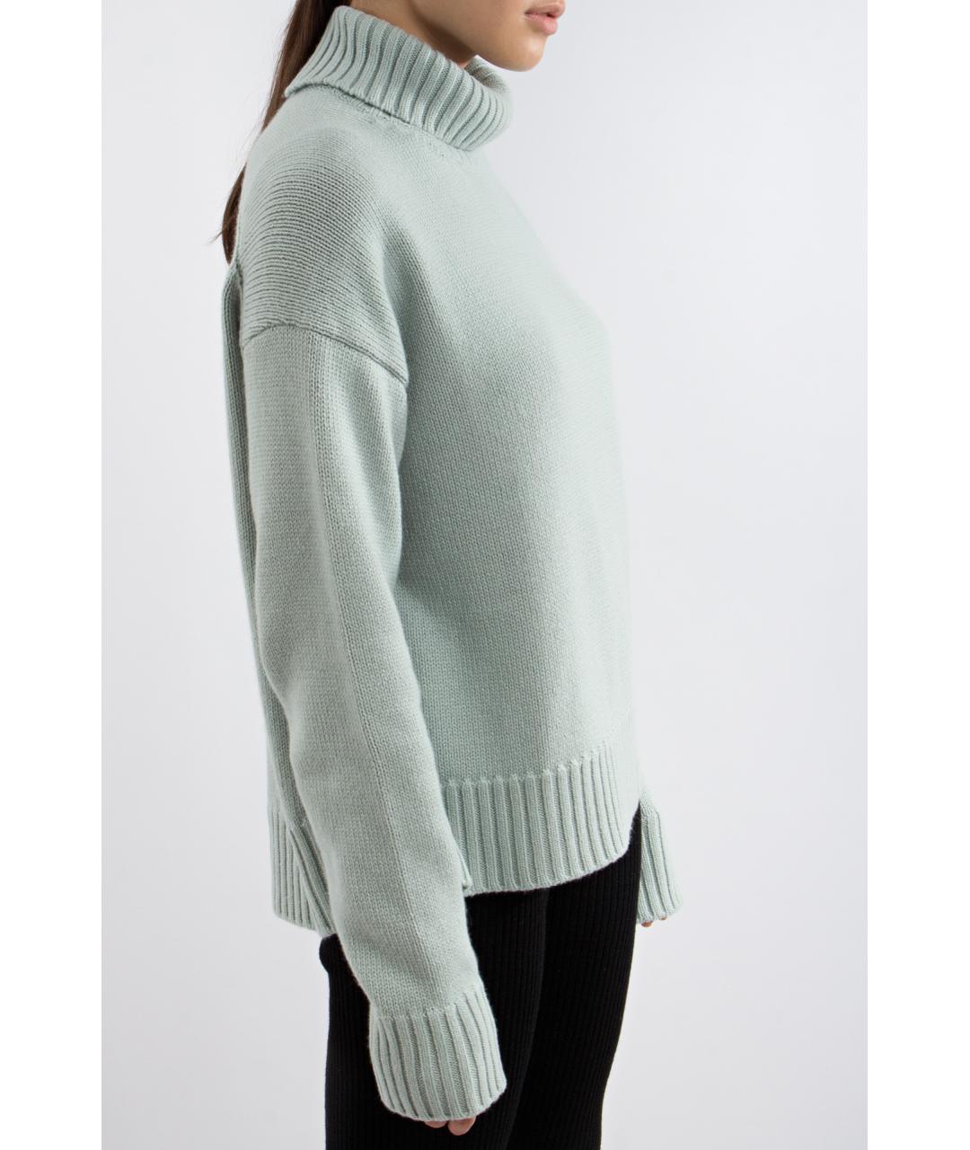 JIL SANDER Голубой кашемировый джемпер / свитер, фото 4