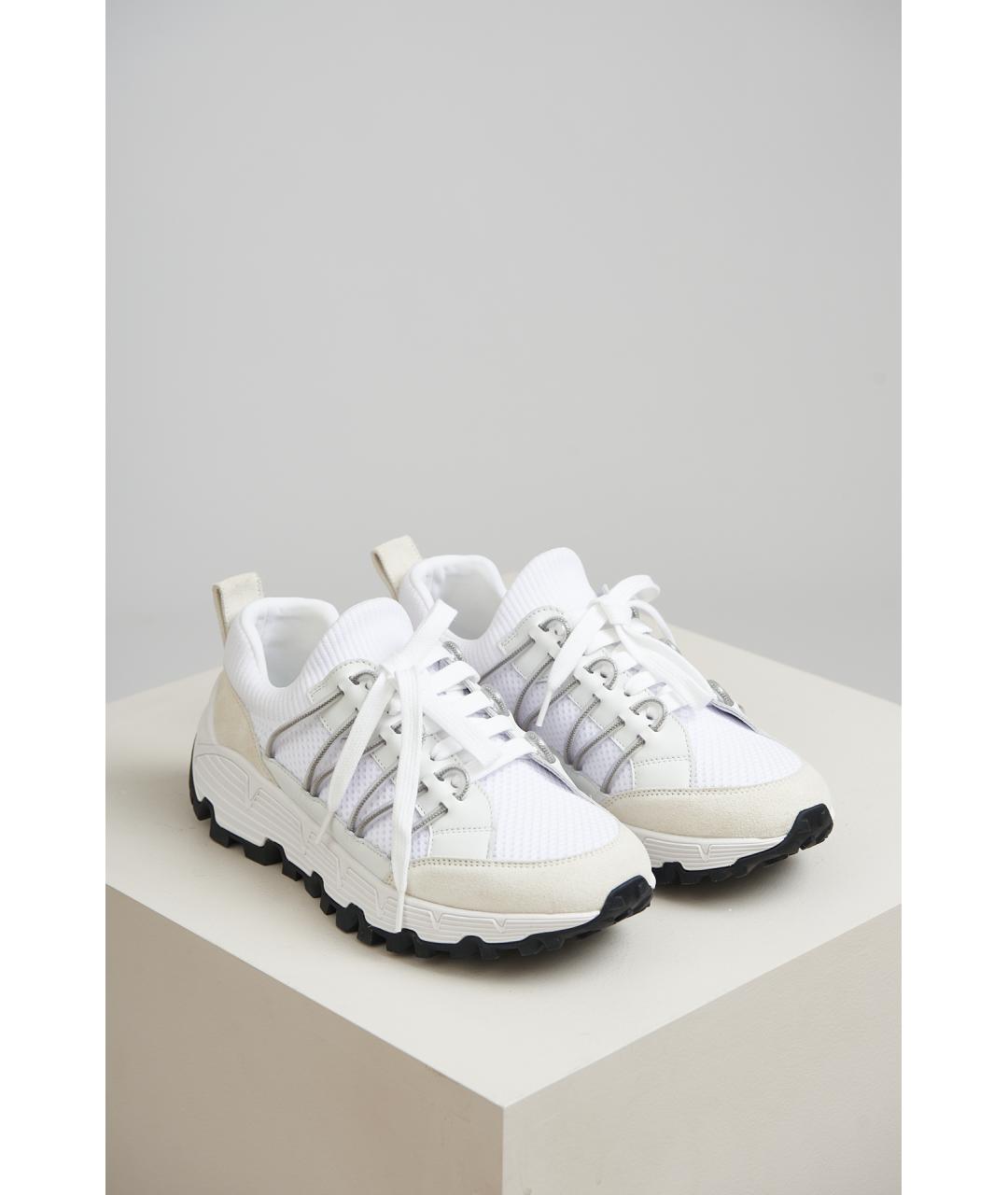 BRUNELLO CUCINELLI Белые замшевые кроссовки, фото 2