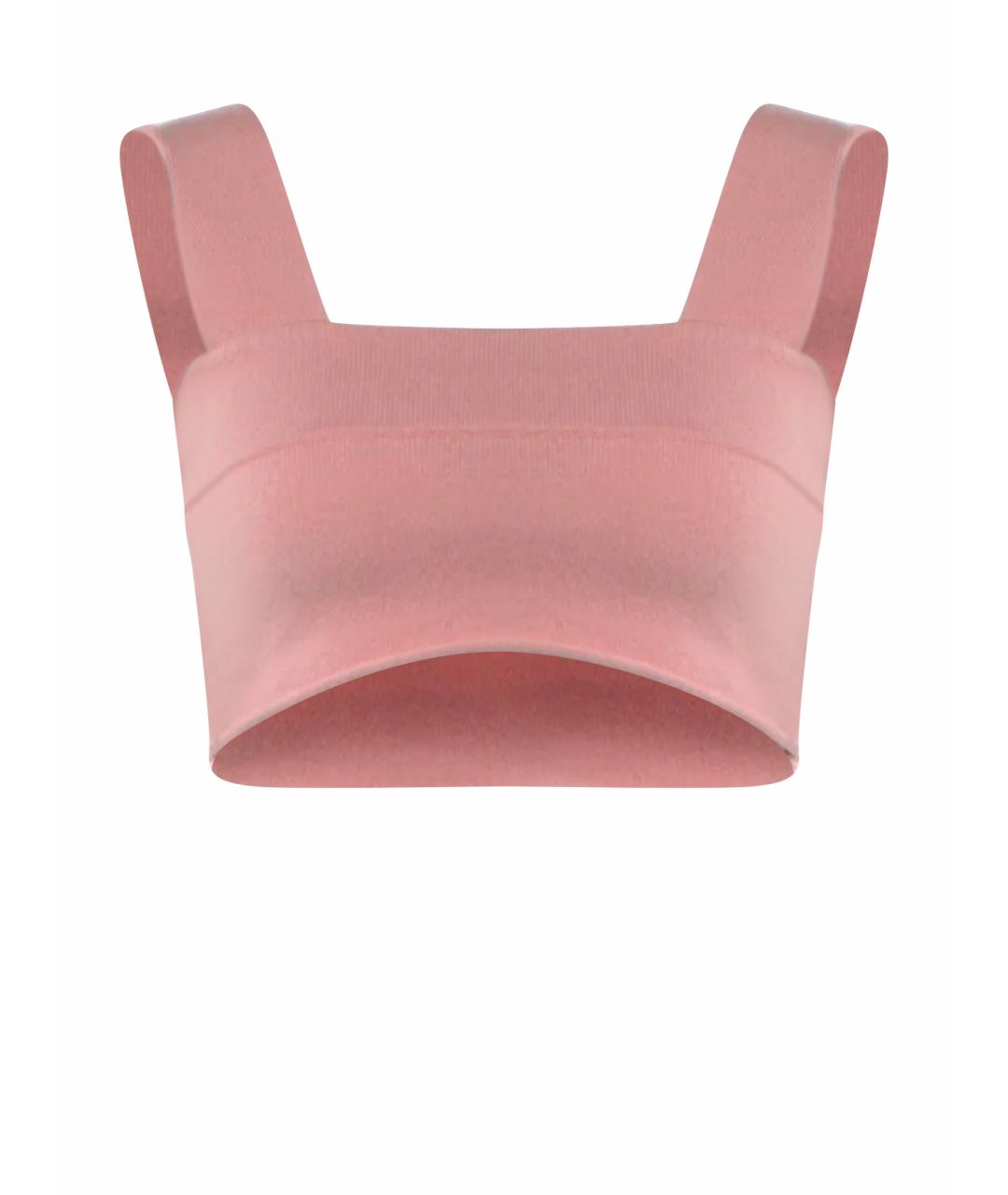 EXTREME CASHMERE Розовая кашемировая майка, фото 1