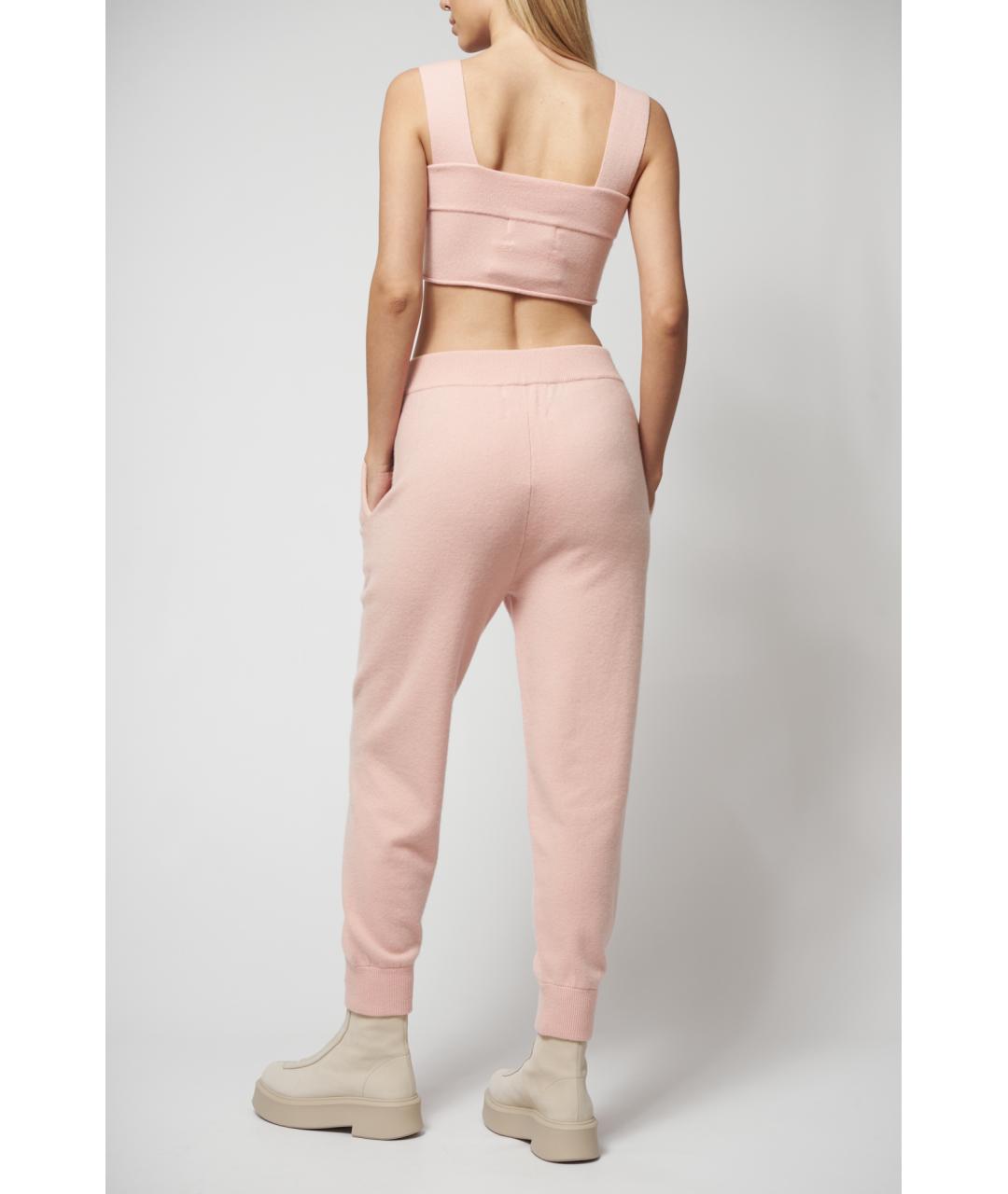 EXTREME CASHMERE Розовая кашемировая майка, фото 3