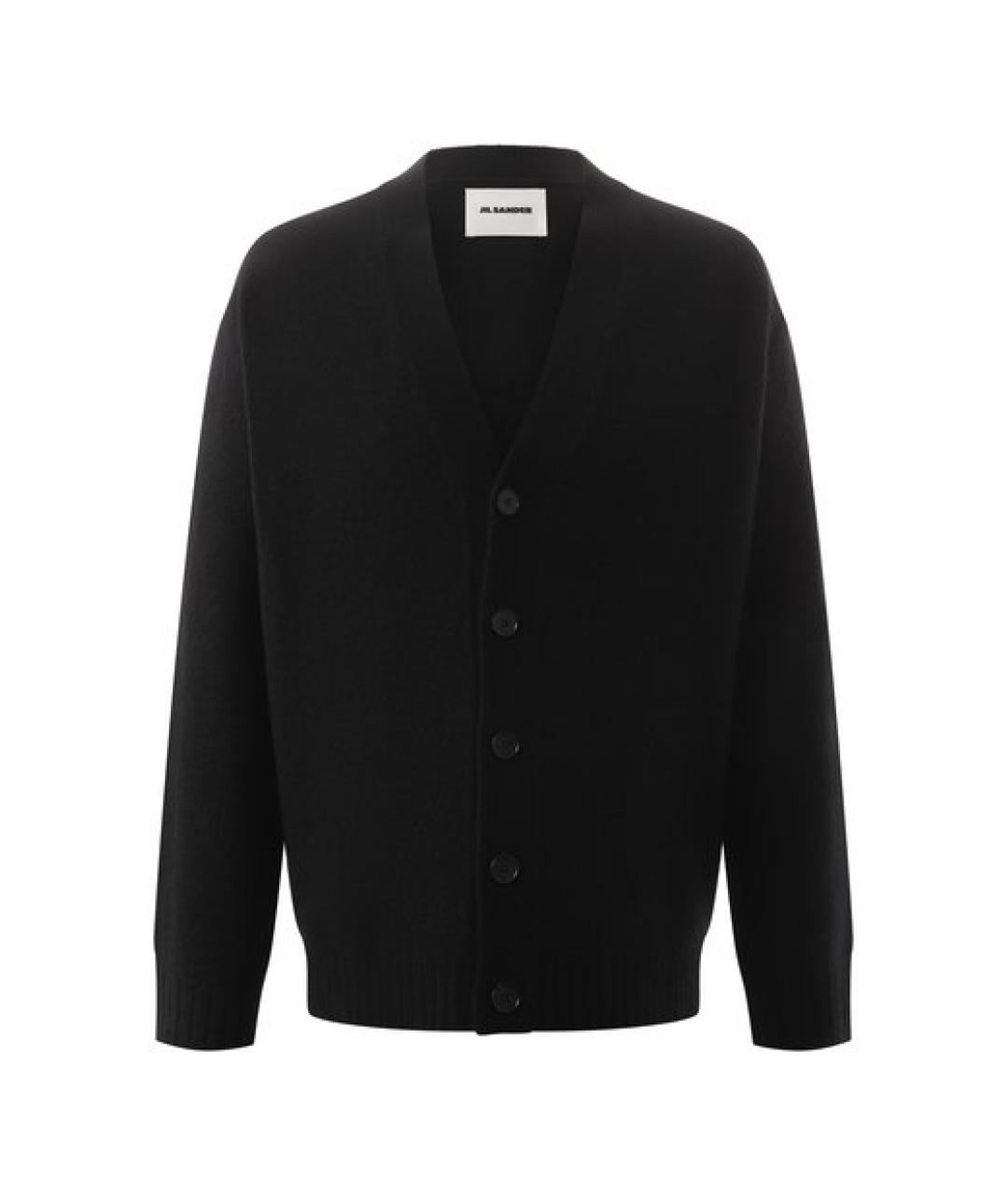 JIL SANDER Черный шерстяной джемпер / свитер, фото 1