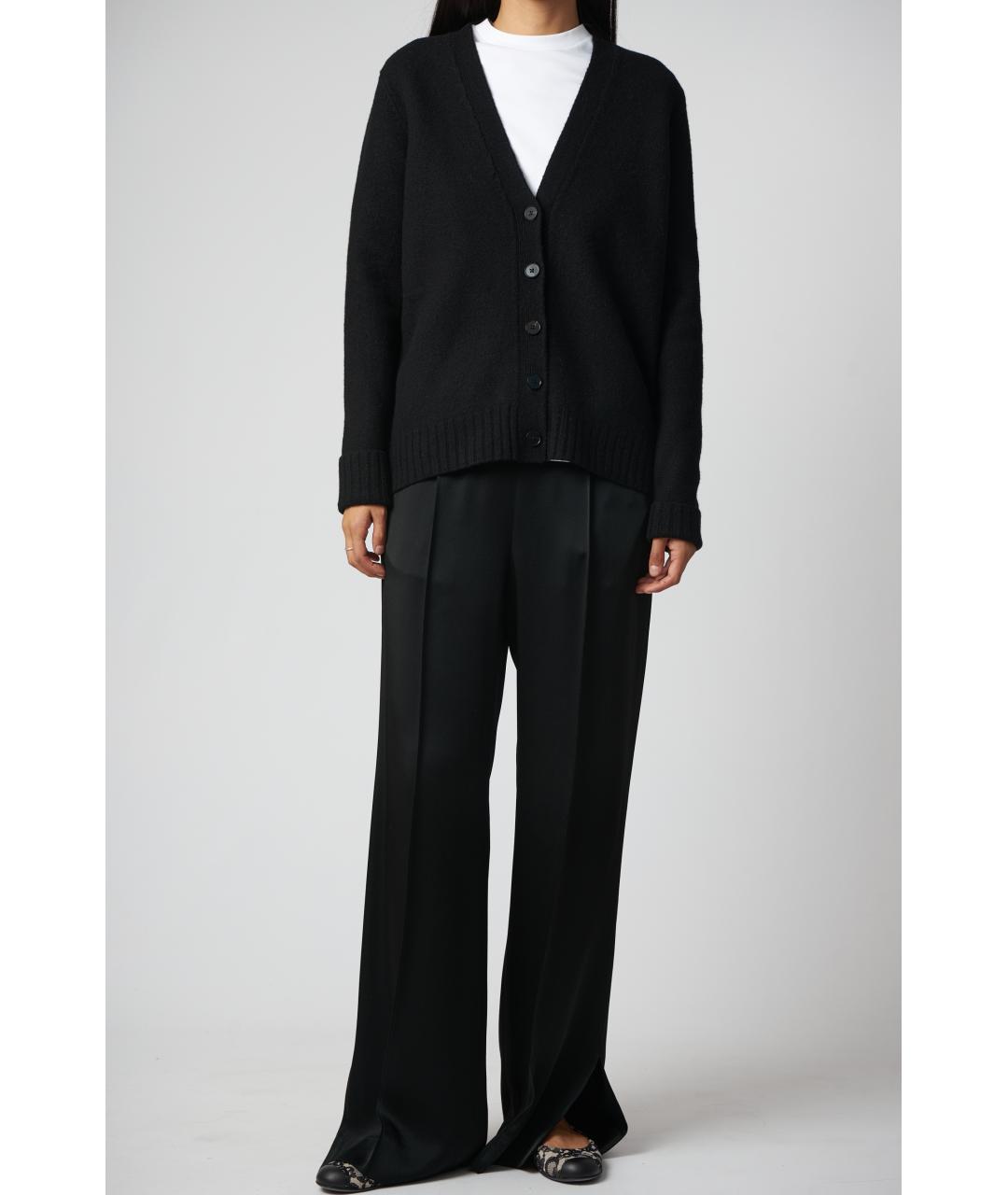 JIL SANDER Черный шерстяной джемпер / свитер, фото 2