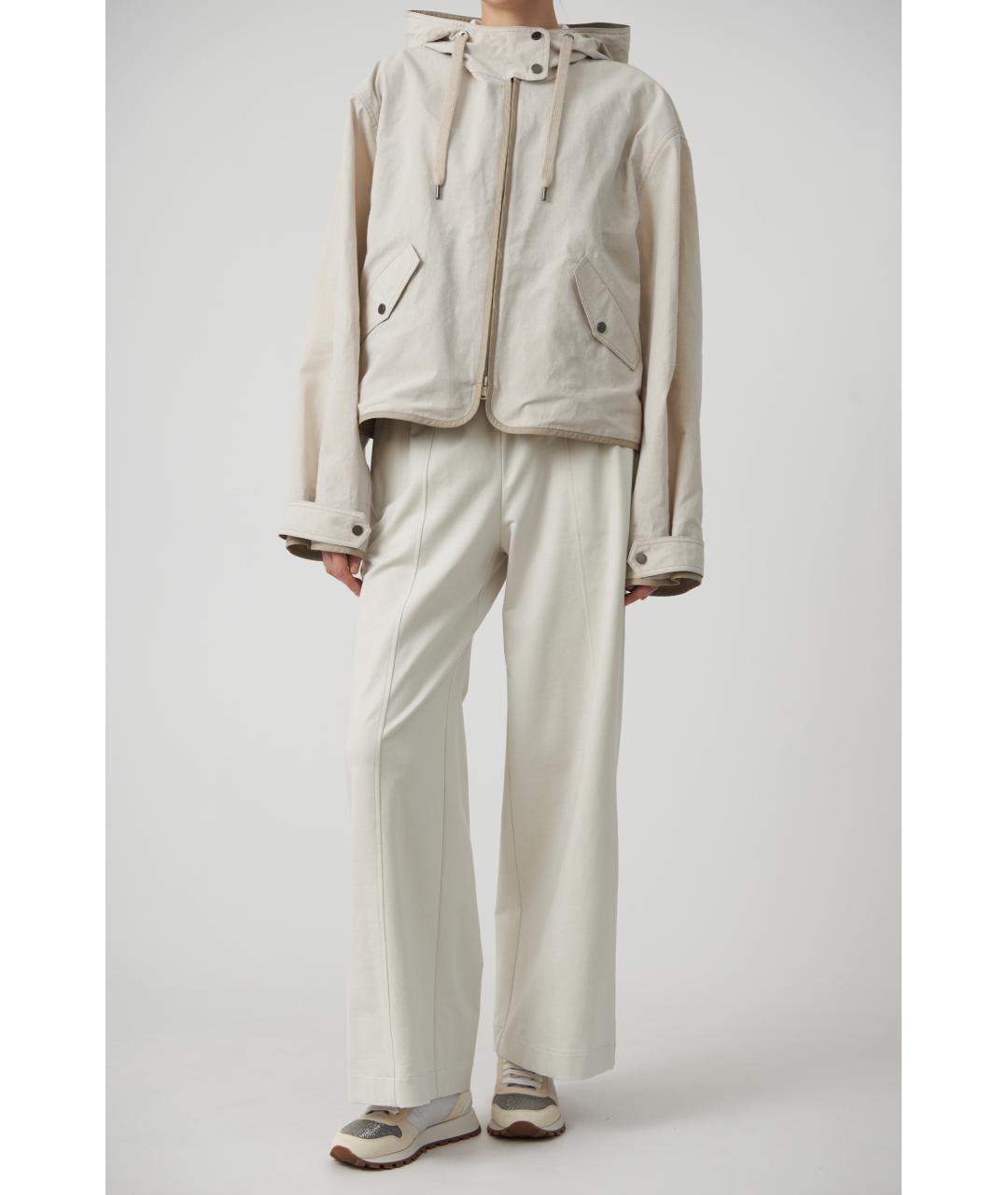 BRUNELLO CUCINELLI Бежевая хлопковая куртка, фото 2