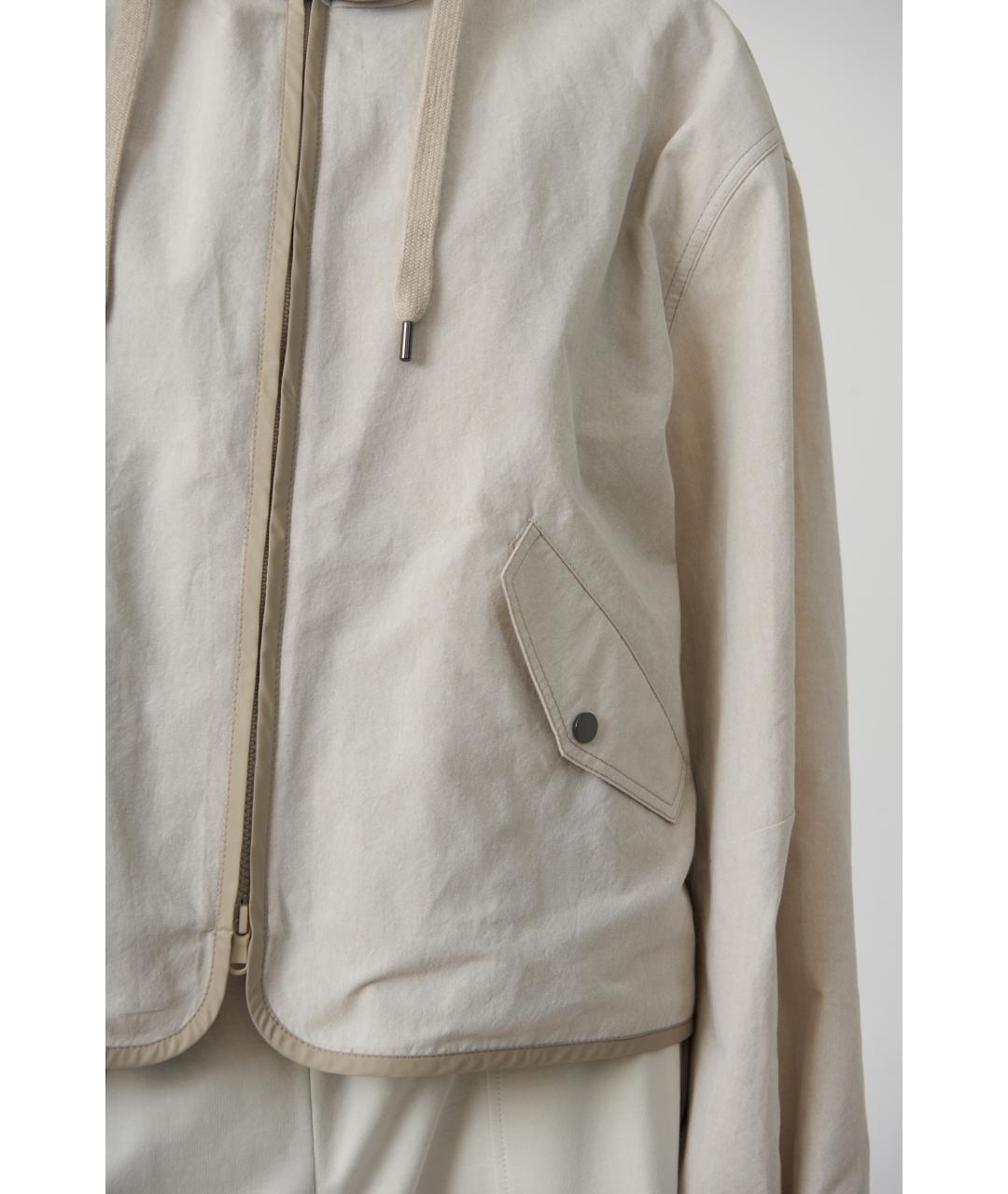 BRUNELLO CUCINELLI Бежевая хлопковая куртка, фото 5