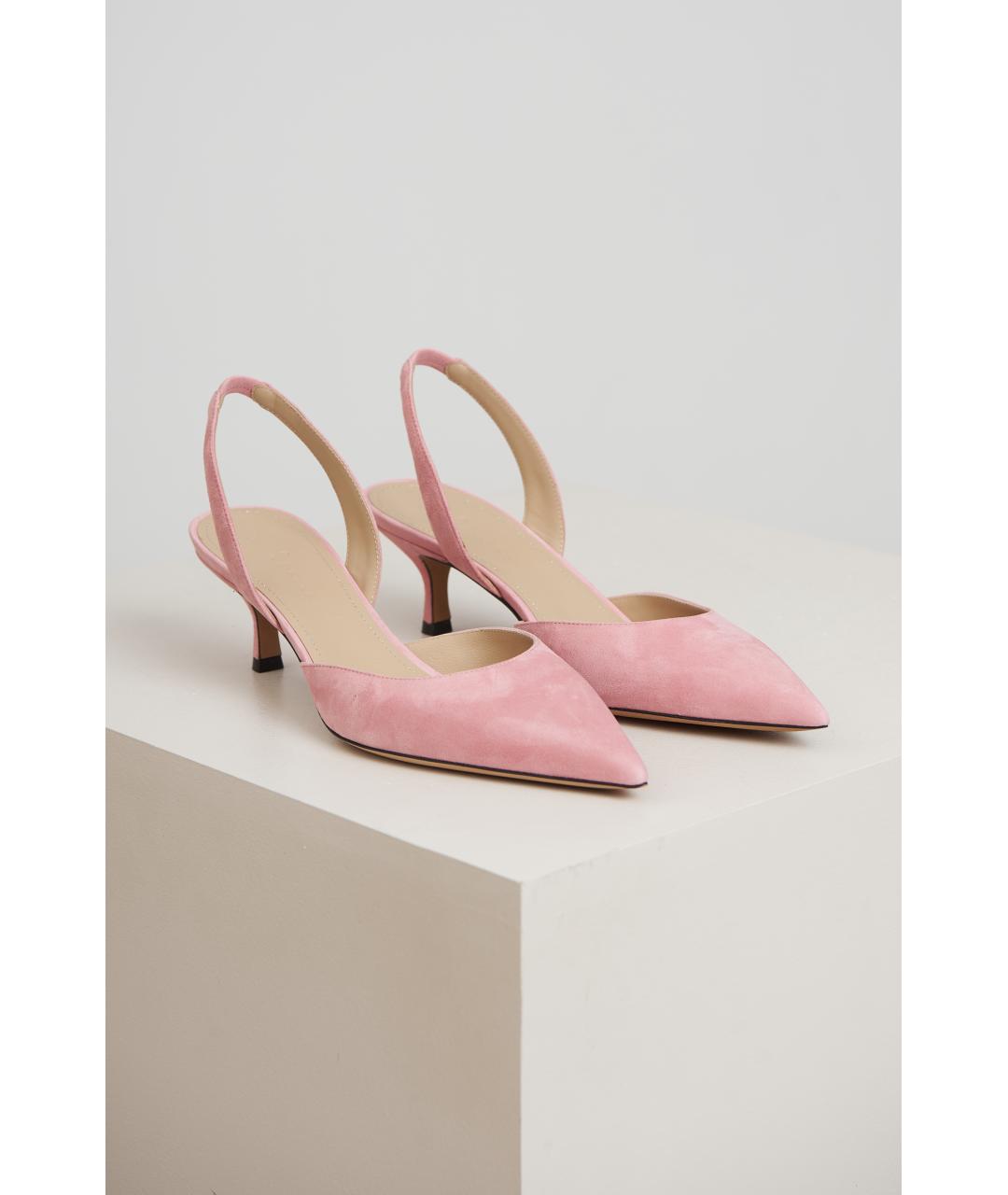 KITON Розовые кожаные туфли, фото 6