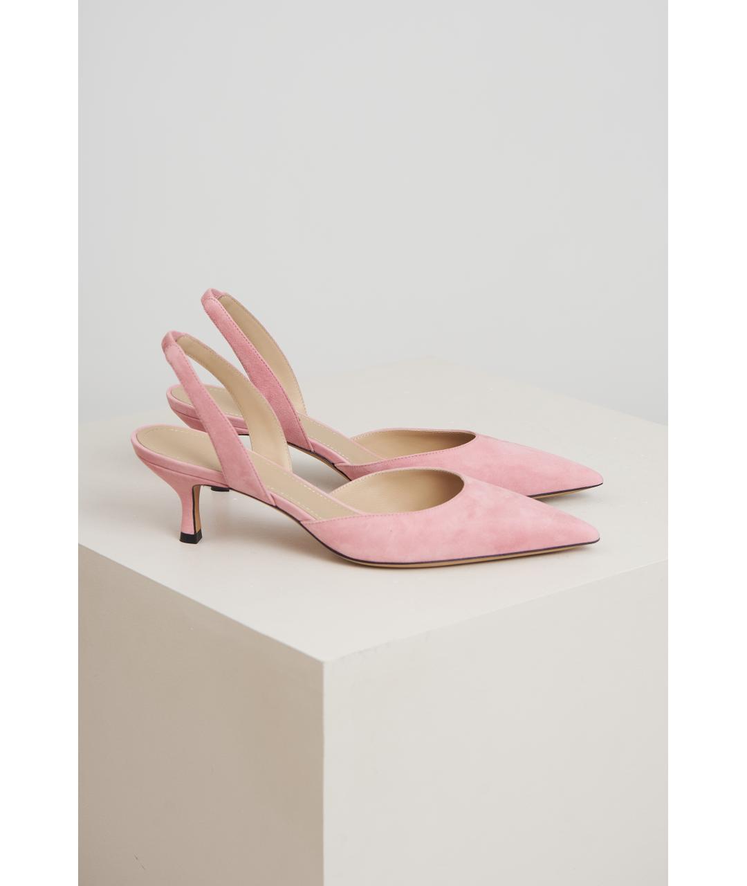 KITON Розовые кожаные туфли, фото 2