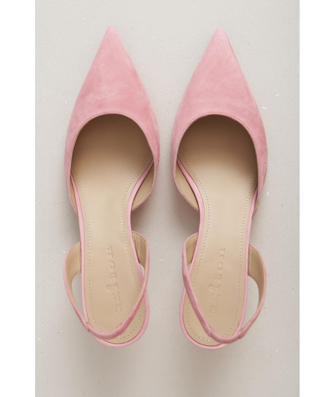 KITON Розовые кожаные туфли, фото 5