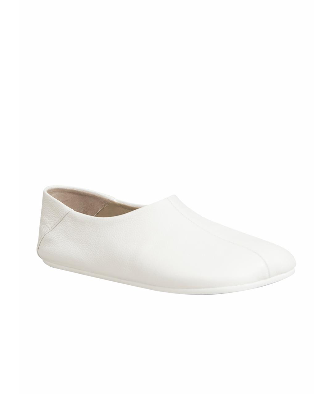 MM6 MAISON MARGIELA Белые кожаные туфли, фото 1