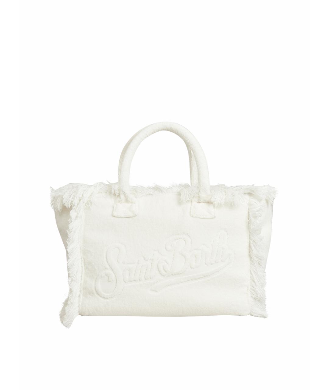 MC2 SAINT BARTH Белая тканевая сумка через плечо, фото 1