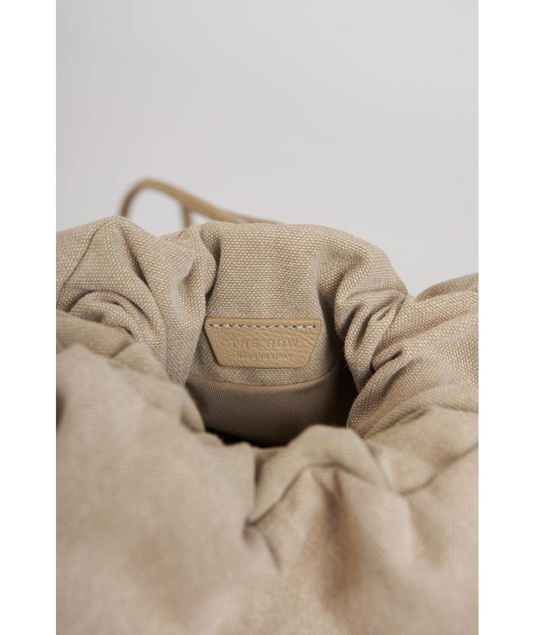 THE ROW Бежевый тканевый рюкзак, фото 4