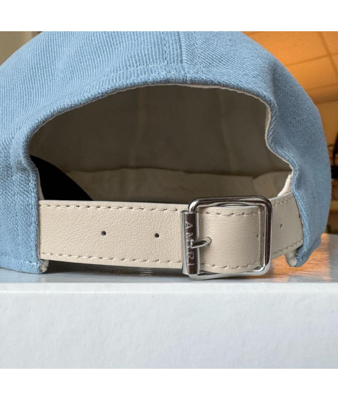 AMIRI Голубая хлопковая кепка, фото 6