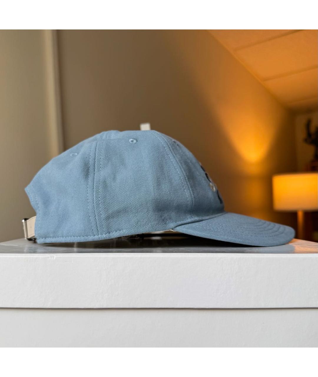 AMIRI Голубая хлопковая кепка, фото 4