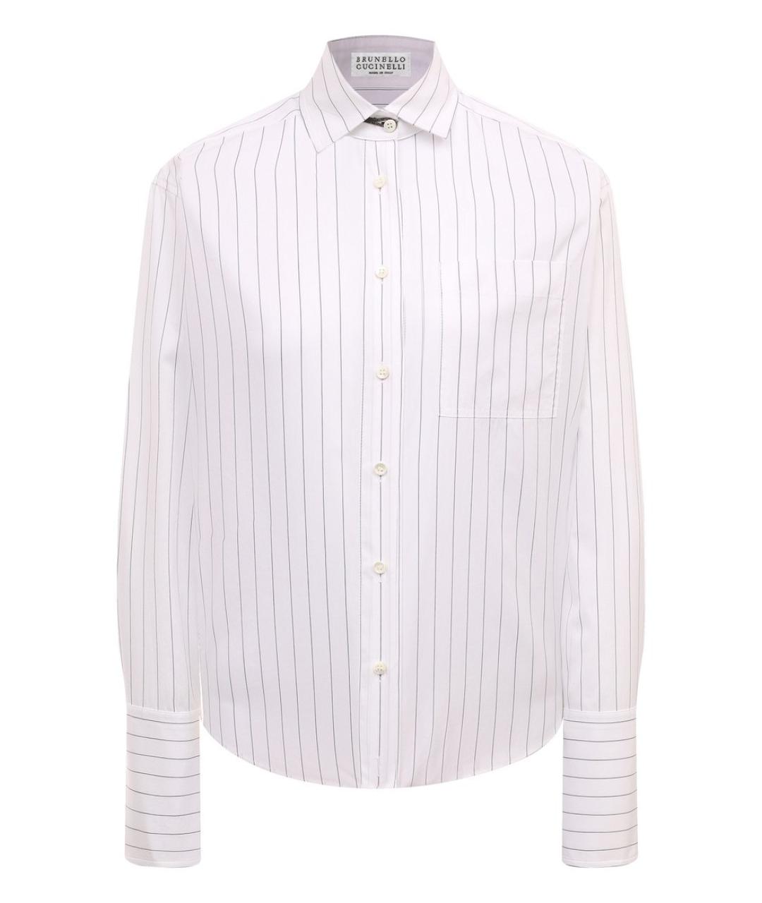 BRUNELLO CUCINELLI Белая хлопковая рубашка, фото 1