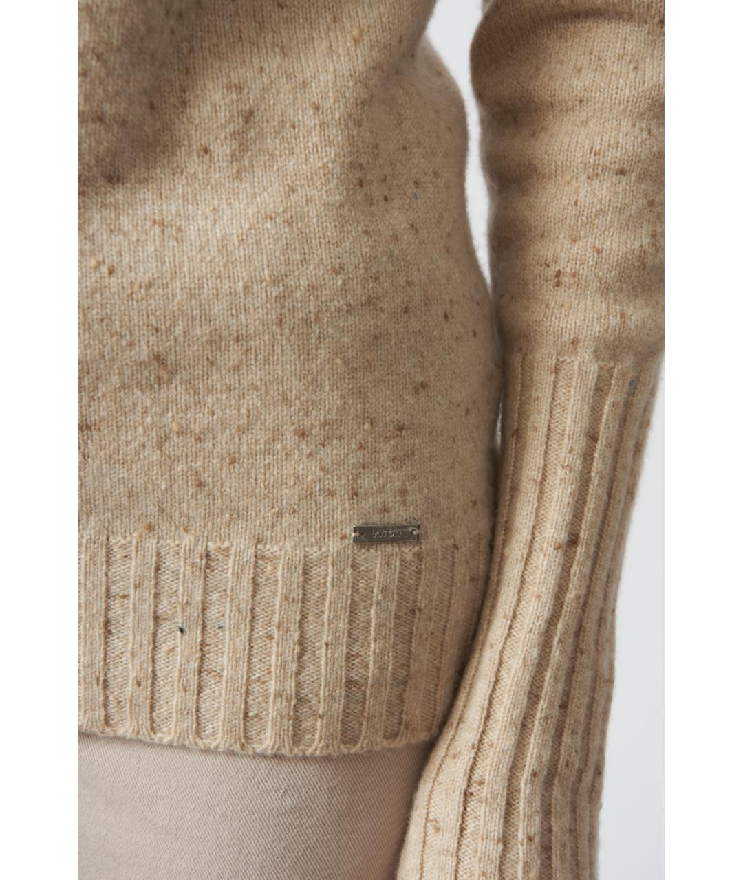 KITON Бежевая кашемировая водолазка, фото 4