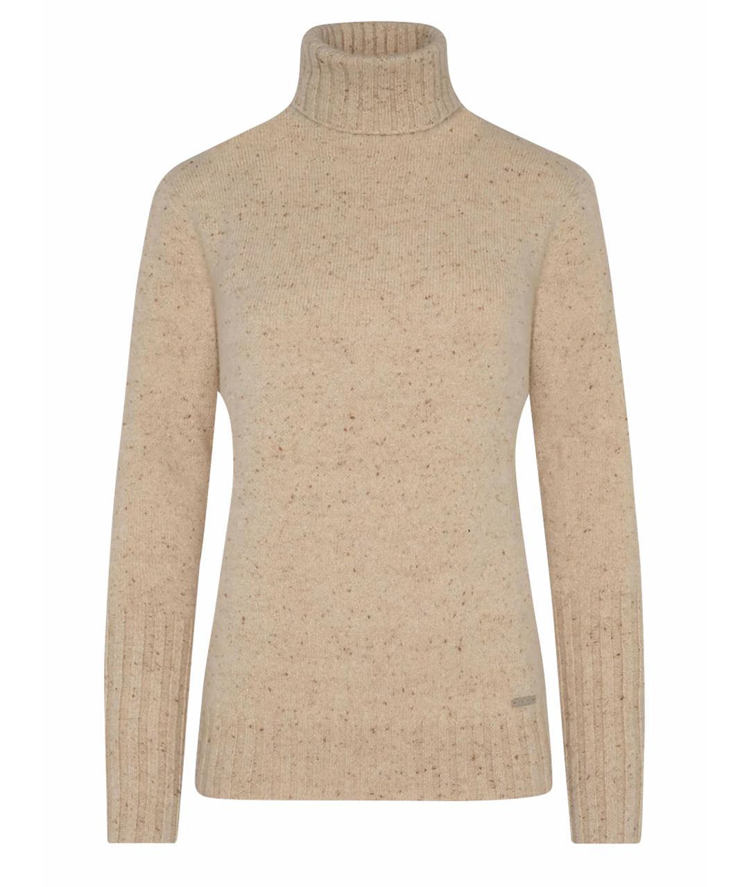 KITON Бежевая кашемировая водолазка, фото 1