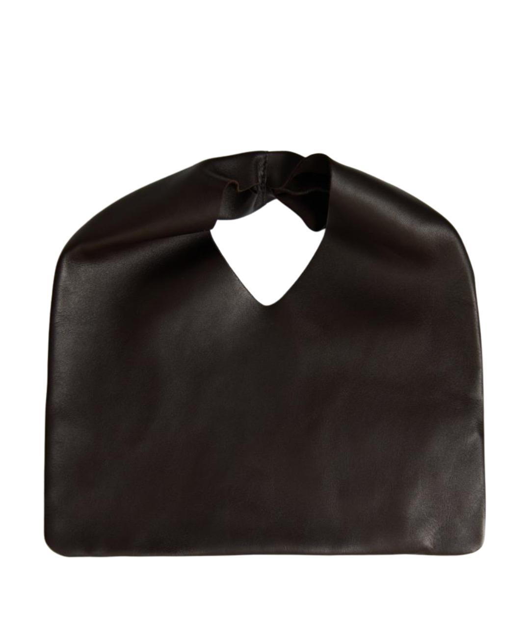 THE ROW Коричневая кожаная сумка через плечо, фото 1