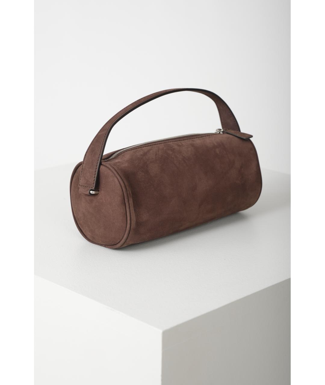 THE ROW Коричневая кожаная сумка через плечо, фото 7