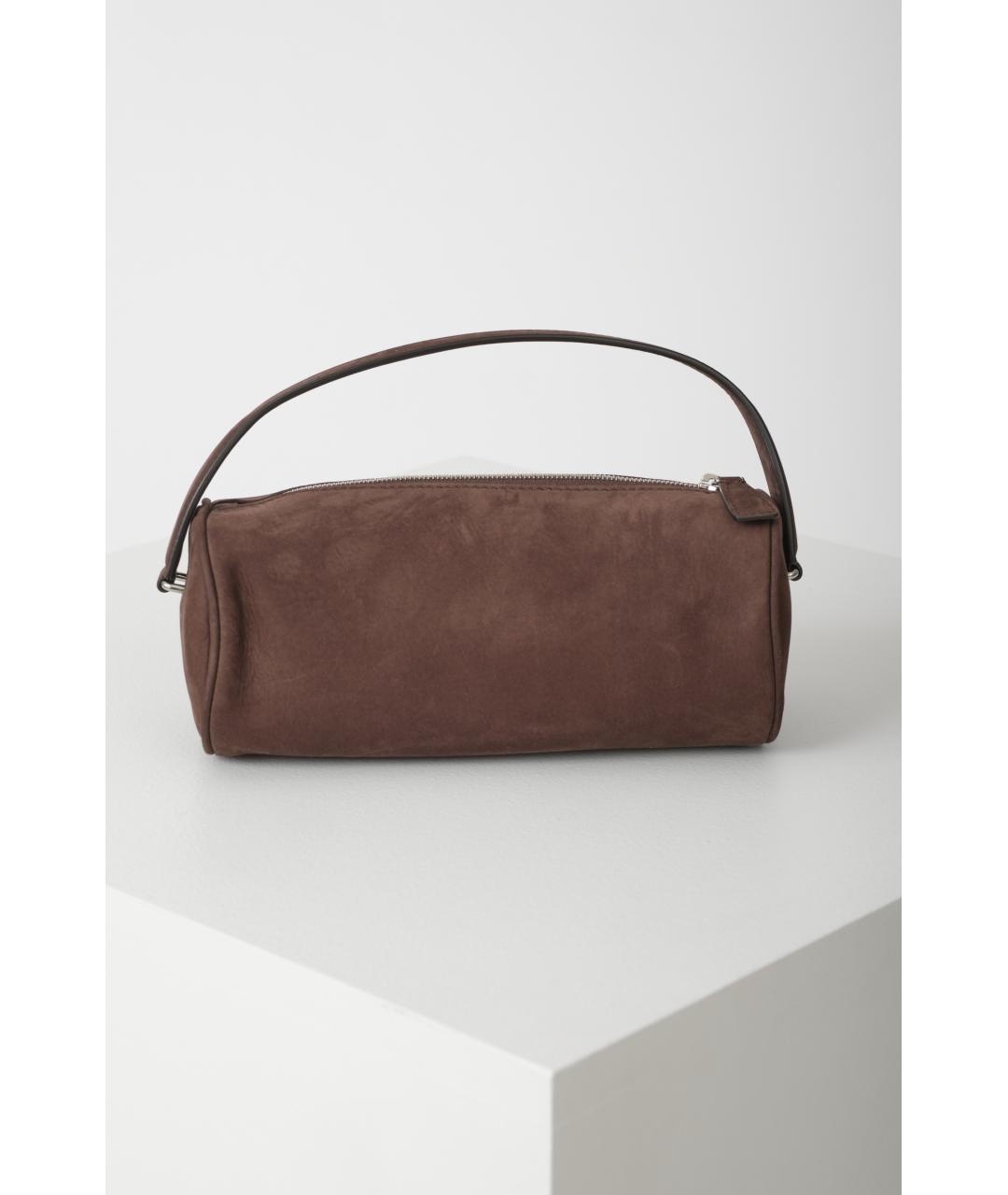 THE ROW Коричневая кожаная сумка через плечо, фото 2