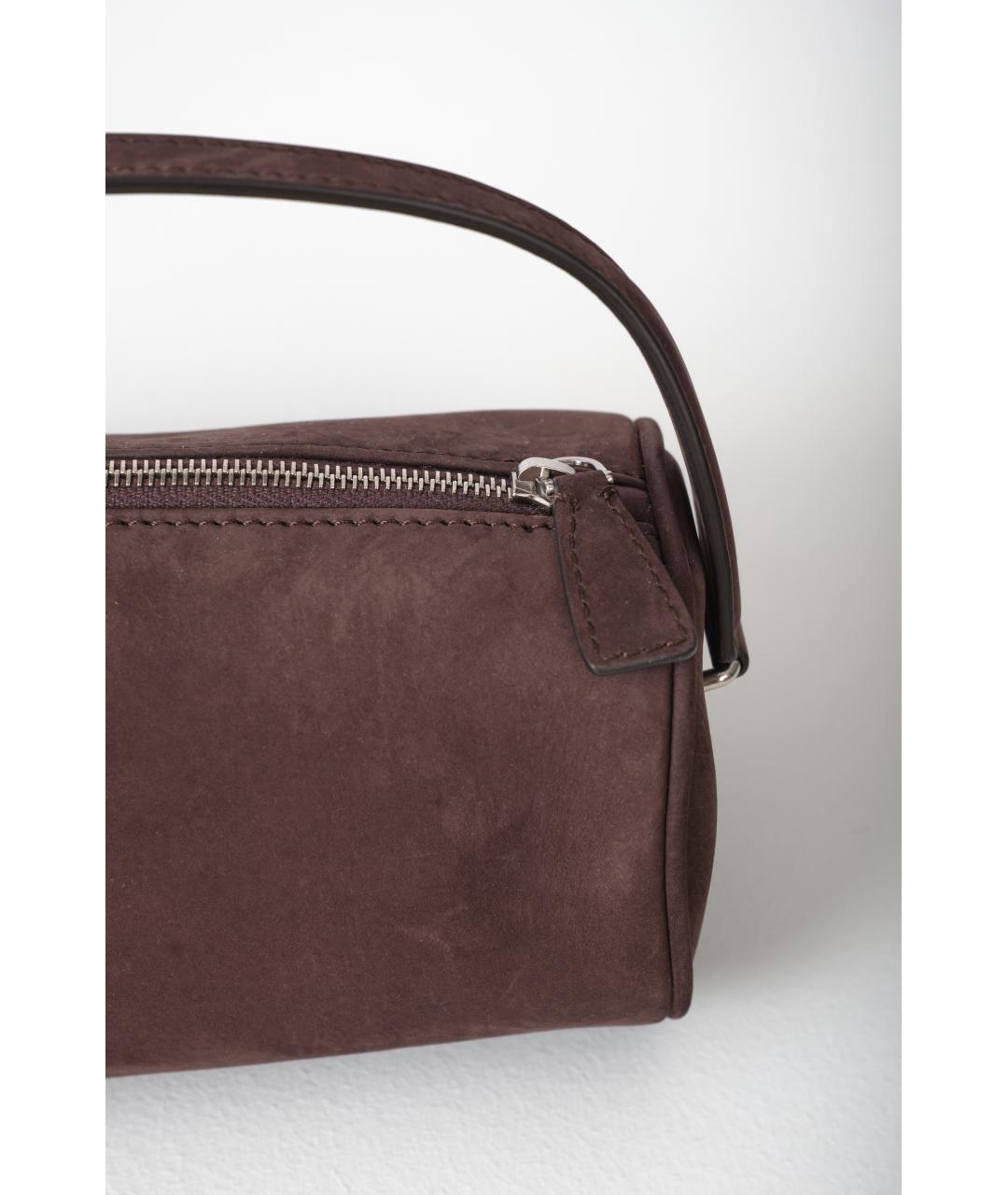 THE ROW Коричневая кожаная сумка через плечо, фото 4