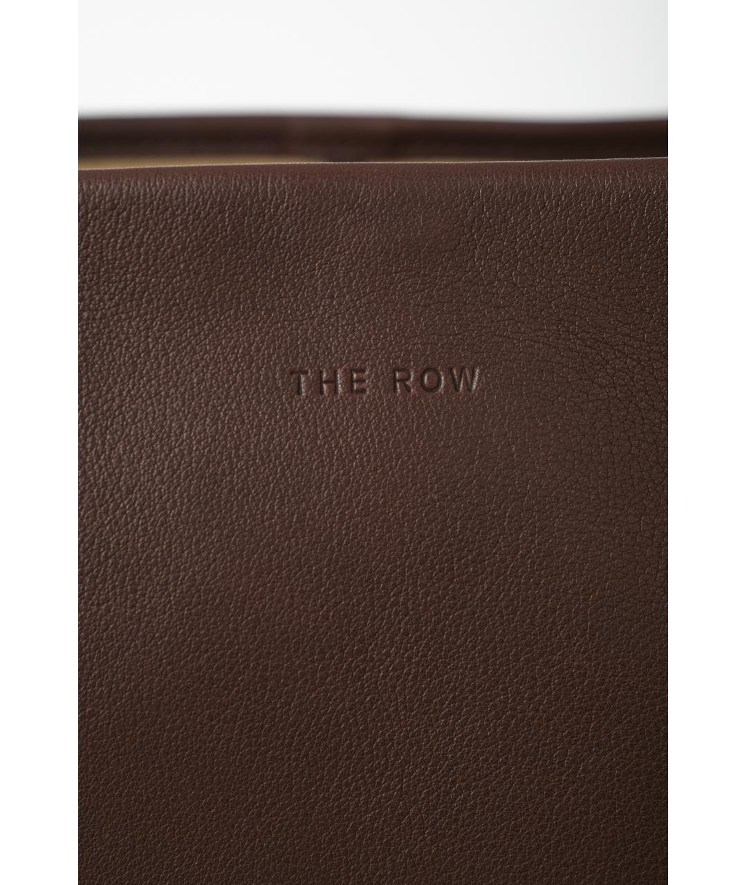 THE ROW Коричневая кожаная сумка через плечо, фото 2