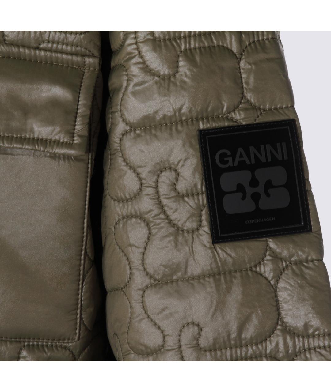 GANNI Мульти синтетическое пальто, фото 3