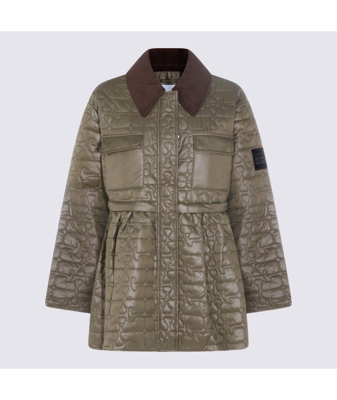 GANNI Мульти синтетическое пальто, фото 5