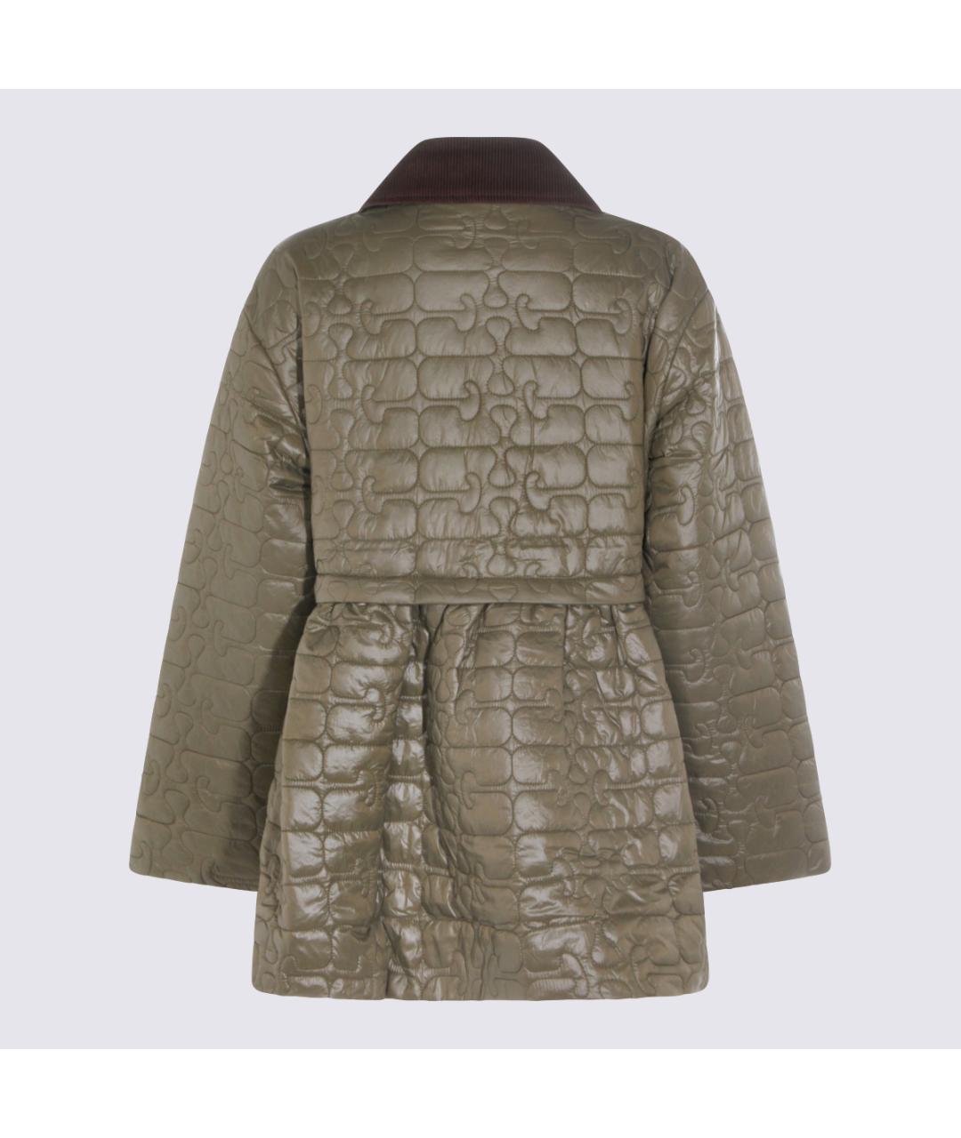 GANNI Мульти синтетическое пальто, фото 2