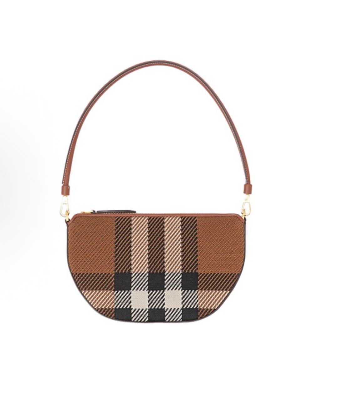 BURBERRY Коричневая сумка через плечо, фото 1