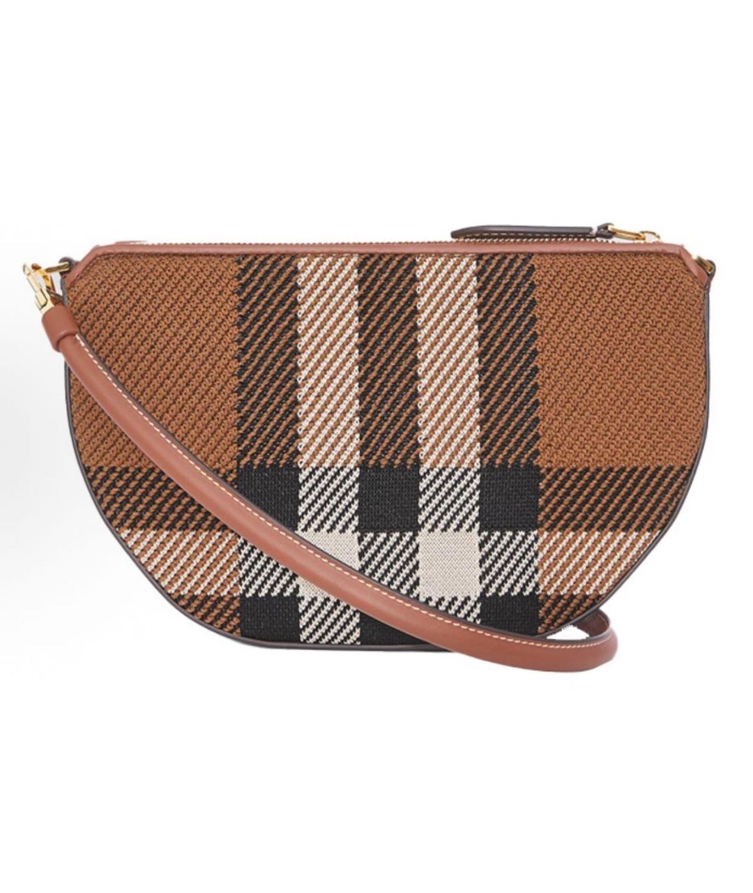 BURBERRY Коричневая сумка через плечо, фото 4