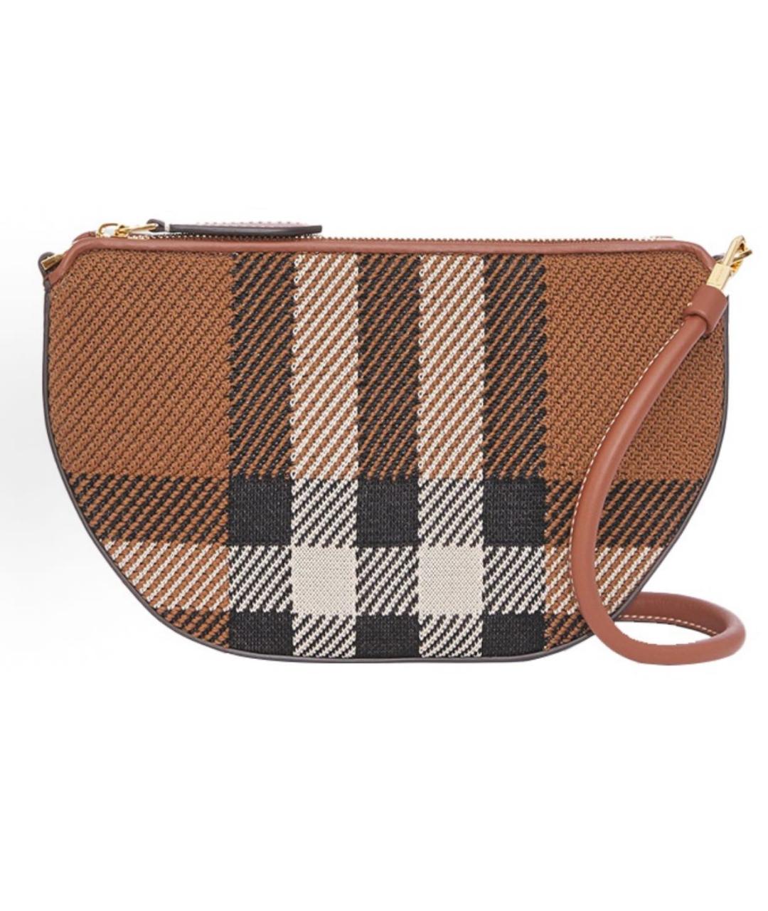 BURBERRY Коричневая сумка через плечо, фото 3