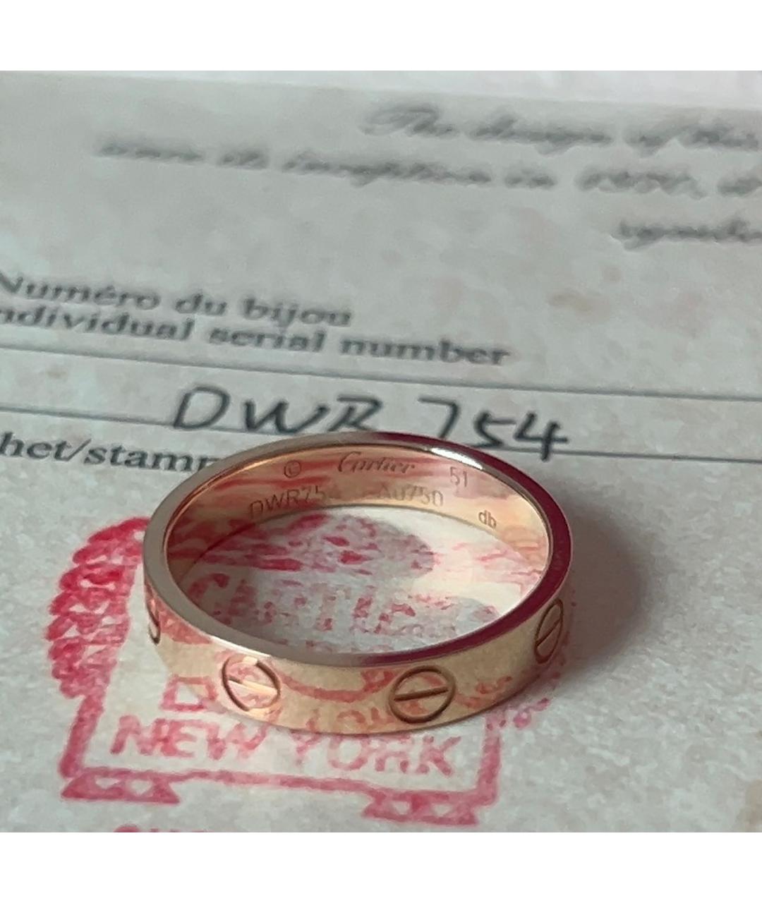 CARTIER Золотое кольцо из розового золота, фото 5
