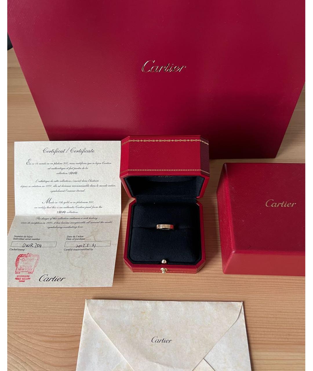 CARTIER Золотое кольцо из розового золота, фото 2