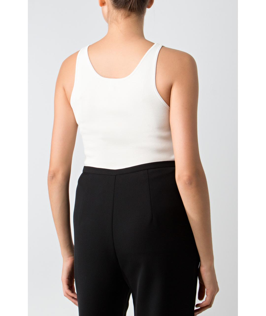 TOTEME Белая вискозная майка, фото 6