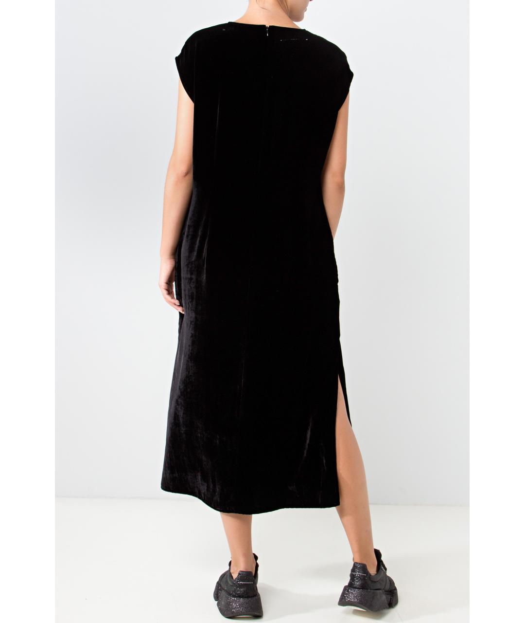 MM6 MAISON MARGIELA Коричневое вискозное вечернее платье, фото 4