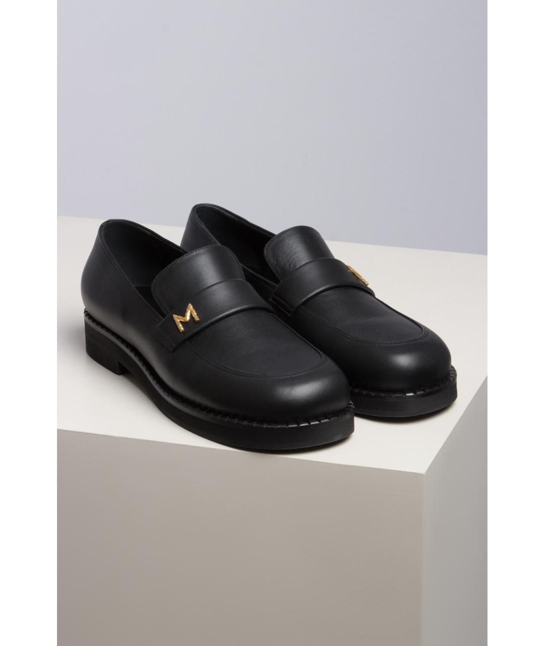 MAGDA BUTRYM Черные кожаные лоферы, фото 5