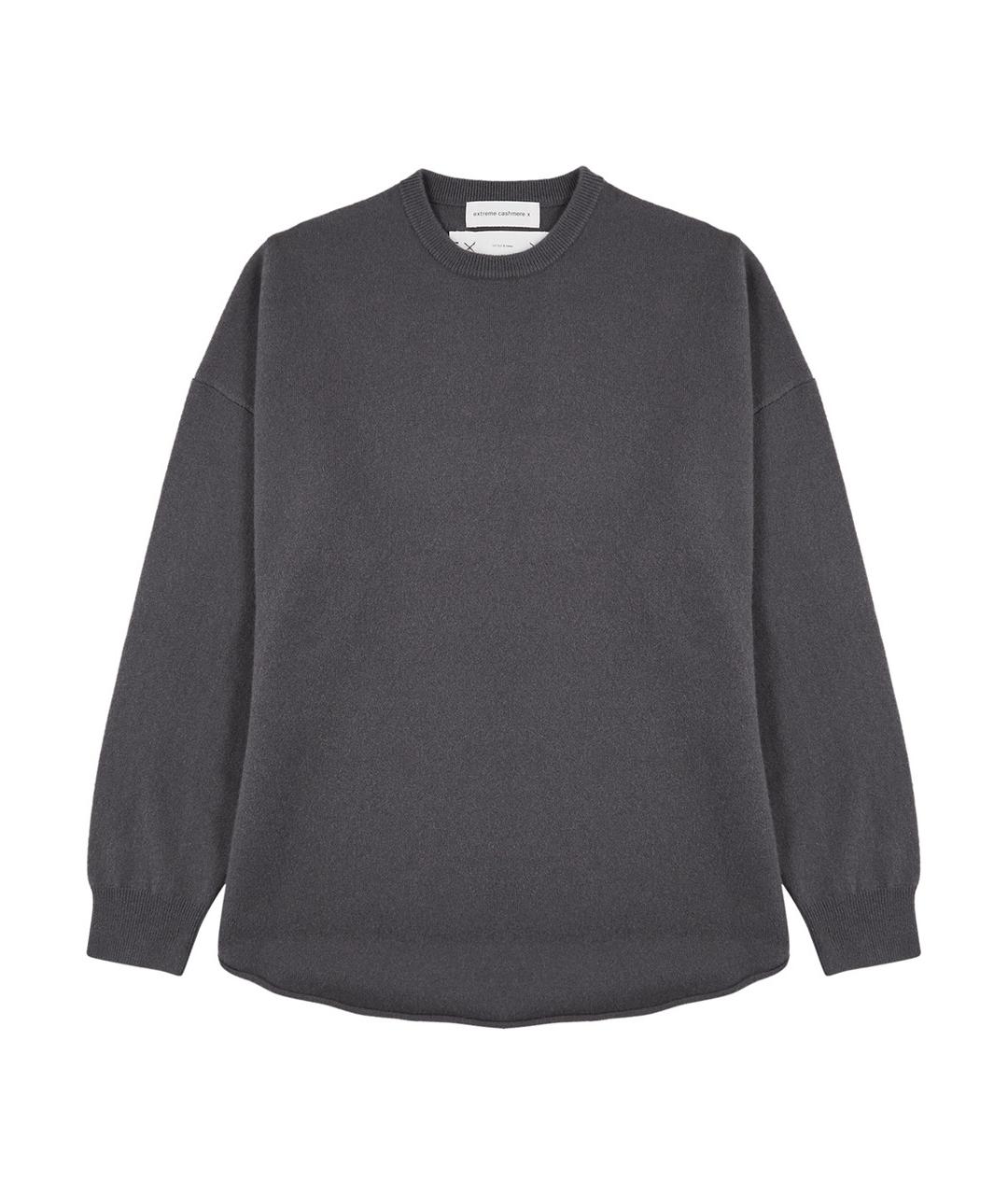 EXTREME CASHMERE Серый кашемировый джемпер / свитер, фото 1